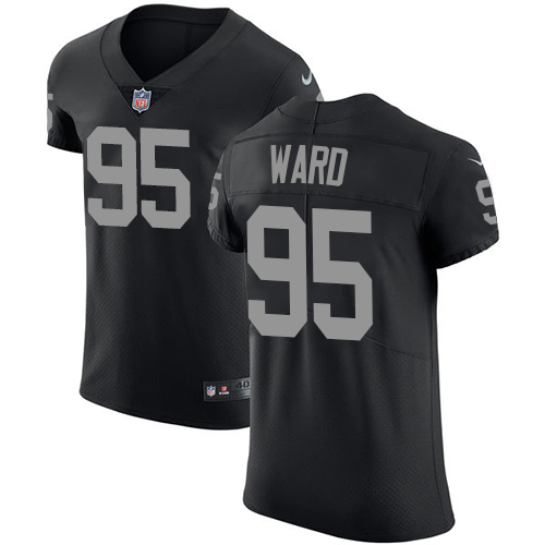 Nike Raiders #95 Jihad Ward Black Team Color Men's Stitched NFL Vapor Untouchable Elite Jersey